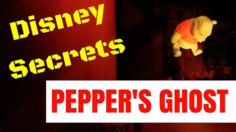 5 Disney Secrets Peppers Ghost Youtube