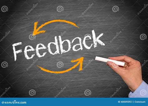business feedback stock photo image  chalkboard conceptual