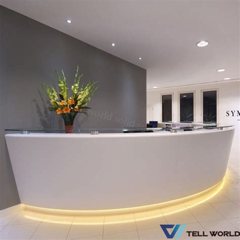 Modern SPA Counter Table Front Desk White SPA Reception Desk - SPA ...