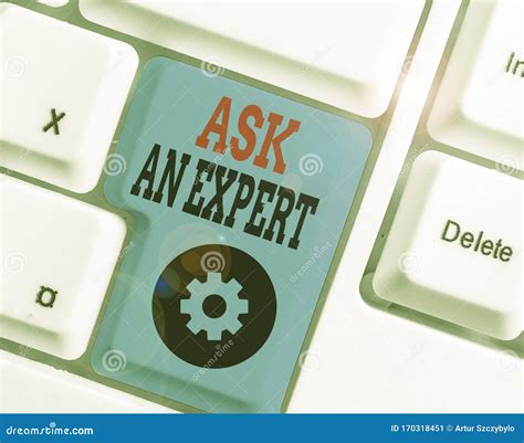 Text Sign Showing Ask An Expert Conceptual Photo Confirmation That