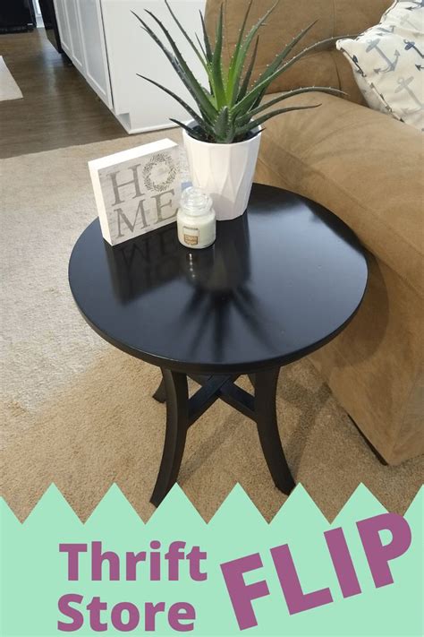 Thrift Store Furniture Flip Side Table This Frugal Flipping Life