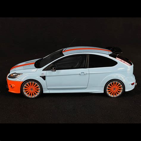 Ford Focus RS MkII Le Mans Tribute 2010 Bleu Gulf Orange 1 18