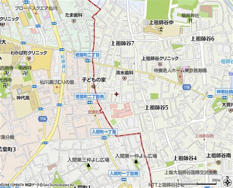 上祖師谷すずらん公園（世田谷区公園・緑地）の住所・地図｜マピオン電話帳