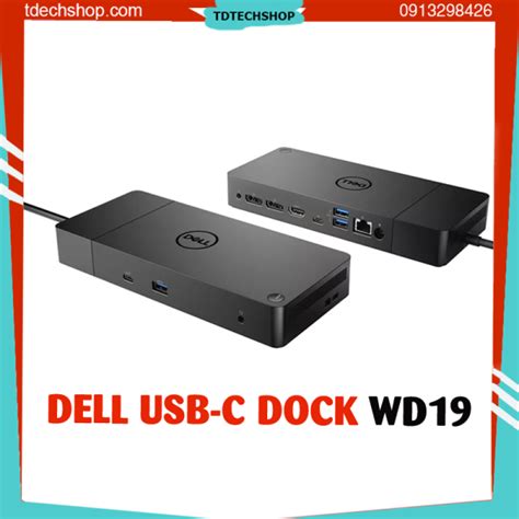 Bộ Chuyển đổi Dell Wd19 Dell Dock Wd19 Wd19s With Adapter 130w đến 180w Mở Rộng Cổng Kết Nối