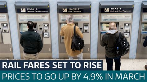 Rail Fares In England To Rise By Up To 4 9 Latest From ITV News