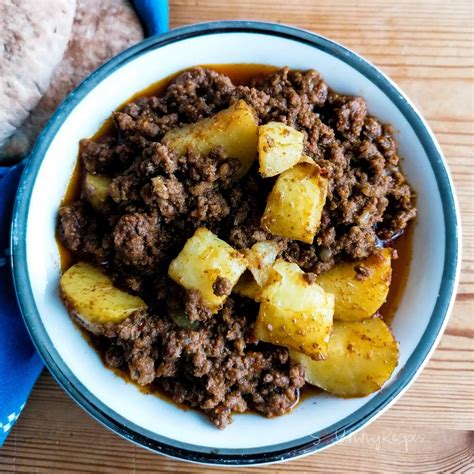 Aloo Keema Recipe Ground Meat And Potato Curry So Yummy Recipes