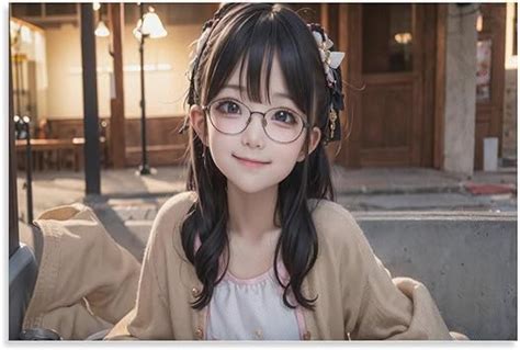 Amazon co jp 童顔のロリータ少女 193 かわいいポスターヌード大胆露出写真絵画 壁飾り キャンバス 印刷 ポスター