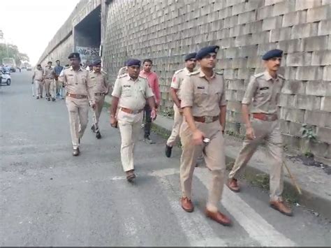 Keeping In View Janmashtami Festival Police Conducted Flag March And