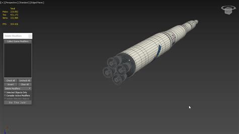 LGM-30 AB Minuteman Intercontinental Ballistic Missile 3D Model by 3dxin