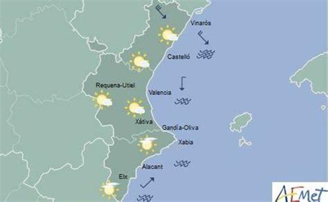 El Tiempo En Valencia Alicante Y Castell N Previsi N De Viento Y