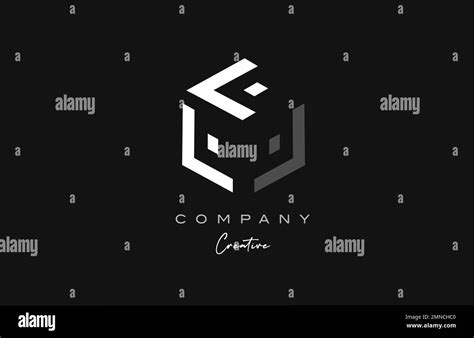 grey white   letter alphabet letter logo icon design creative