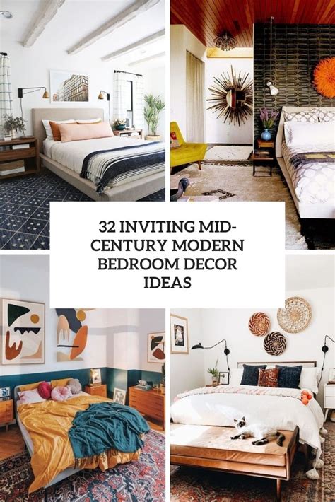 32 Inviting Mid Century Modern Bedroom Decor Ideas Shelterness