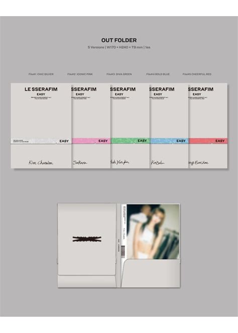 LE SSERAFIM 3rd Mini Album EASY COMPACT Ver Weverse Gift WS