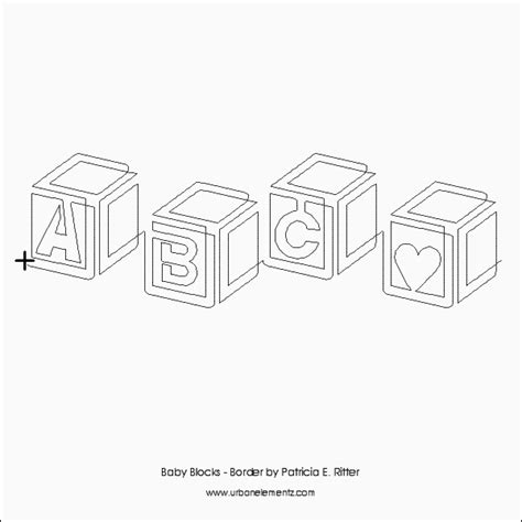 Coloring Pages Building Blocks