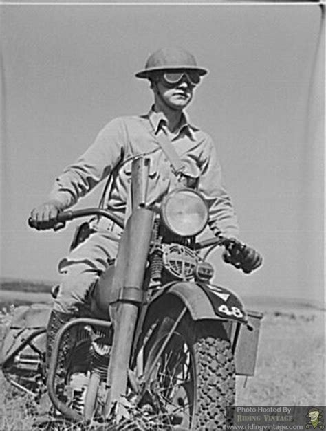 Wwii Motorcycle Training ~ Riding Vintage