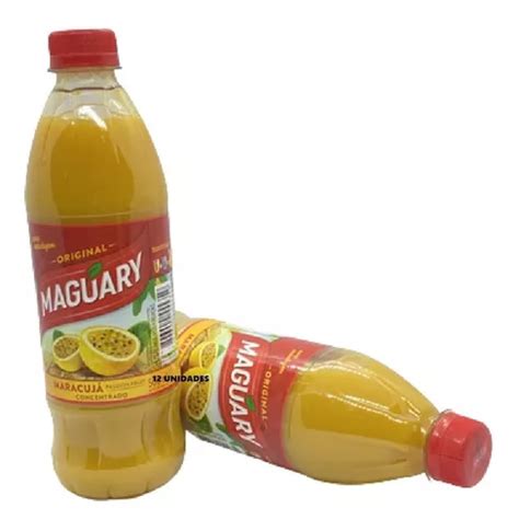 Kit 12 Suco Concentrado Maguary Maracujá Pet 500ml