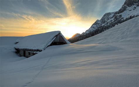 Fondos de pantalla luz de sol montañas puesta de sol naturaleza