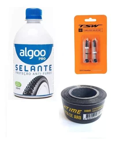 Kit Tubeless Selante Algoo Ml E Fita E Bicos Aro At Frete Gr Tis