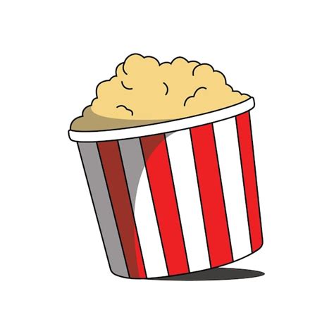 Premium Vector Popcorn Box Design Vector