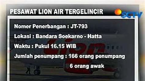 Pesawat Lion Air Tergelincir News Liputan6