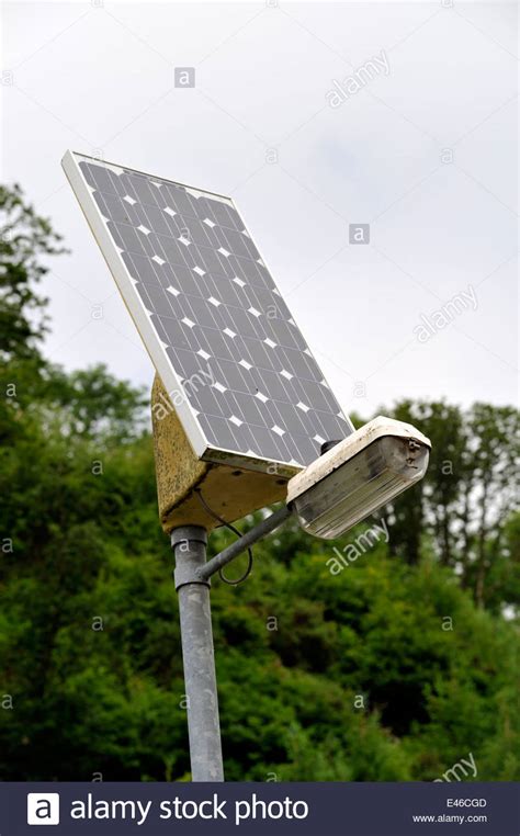 Solar street light Stock Photo - Alamy