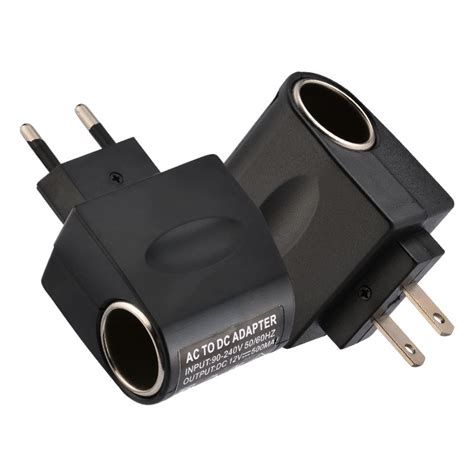 Adaptor Priza Auto Sunmostar 220 V AC 12 V DC 6W 6x5cm Negru EMAG Ro