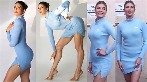 Jacqueline Fernandez Flaunts Her Figure In Blue Bodycon Outfit Arrived