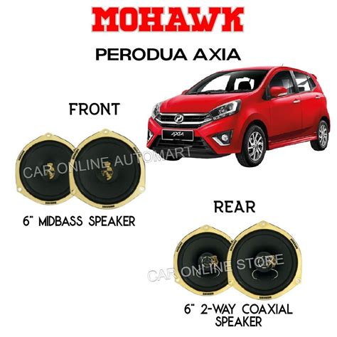 Mohawk Perodua Myvi Alza Ativa Aruz Bezza Axia Oem Plug Play Speaker