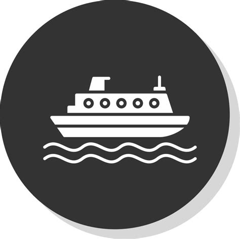 Cruiser Glyph Grey Circle Icon 42857334 Vector Art At Vecteezy