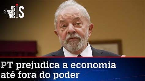 Lula já começa a prejudicar a economia bolsa cai e dólar sobe YouTube