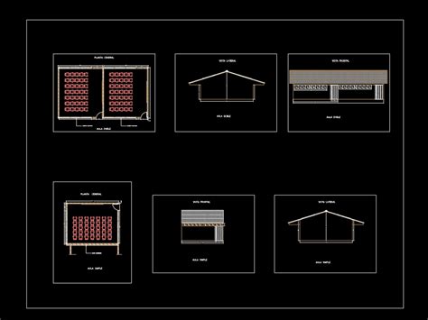 Aula Escolar En Autocad Descargar Cad Gratis Kb Bibliocad