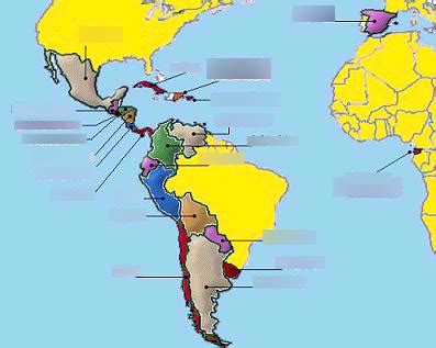 Geografía de los Países Hispanohablantes del Mundo Diagram Quizlet