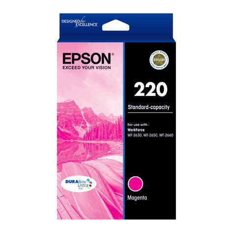 Genuine Epson 220 Magenta Ink Printzone