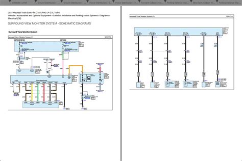 Hyundai Santa Fe 2021 FWD L4 2 5L Turbo Electrical Wiring Diagrams