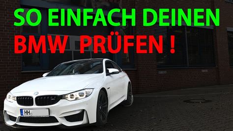 BMW prüfen vor dem Kauf einfach erklärt YouTube