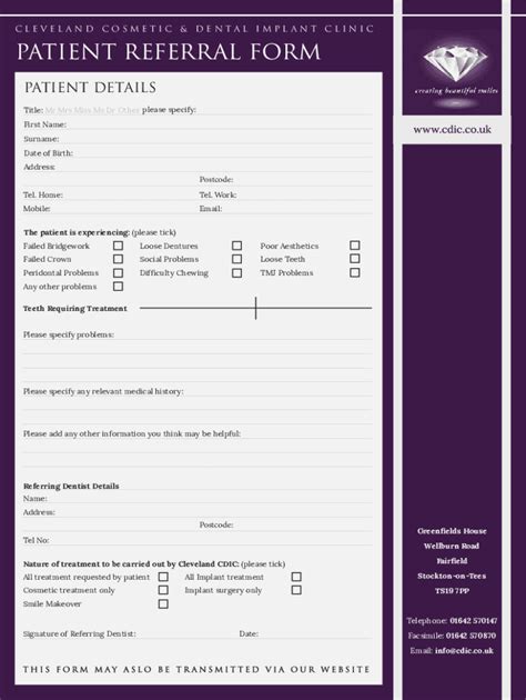 Fillable Online Cdic Co Referral Form Vrcc Fax Email Print Pdffiller