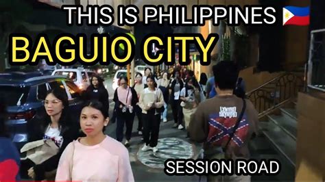 Session Road Baguio City Tour At Night With Youtube