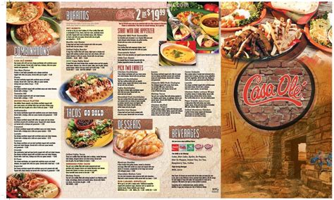 Online Menu Of Casa Ole Restaurant Pasadena Texas 77505 Zmenu