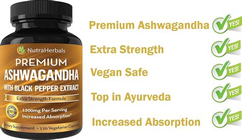 5in1 Premium Ashwagandha Capsules High Extracted 57 OFF