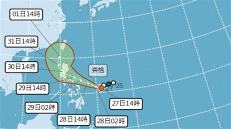 「奈格」這2天影響台灣最劇！雨勢炸全台 一圖看颱風路徑 Yahoo奇摩汽車機車