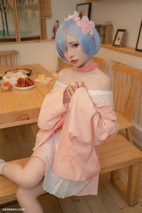 Nekokoyoshi Kinngyo Rem Ram Naked Cosplay Asian Photos