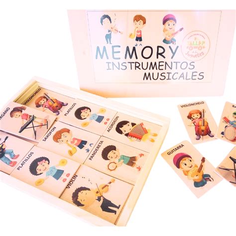 Memory Instrumentos Musicales El Taller De Los Juguetes