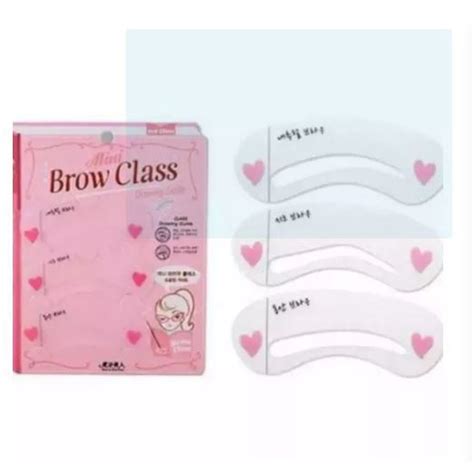 Mini Brow Class Eyebrow Stencil Drawing Guide Shopee Philippines