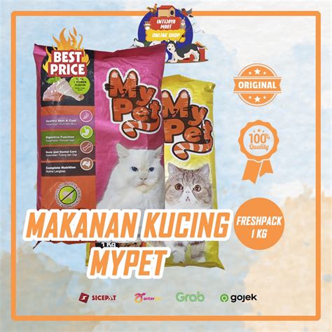 Jual Makanan Kucing Kering Dewasa My Pet Mypet Adult 1kg Tuna Dan