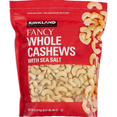 Kirkland Signature Fancy Whole Cashews Oz Kg Shopee Philippines