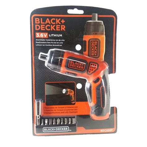 Parafusadeira A Bateria 3 6V BDCS36F BR Black Decker Melhores