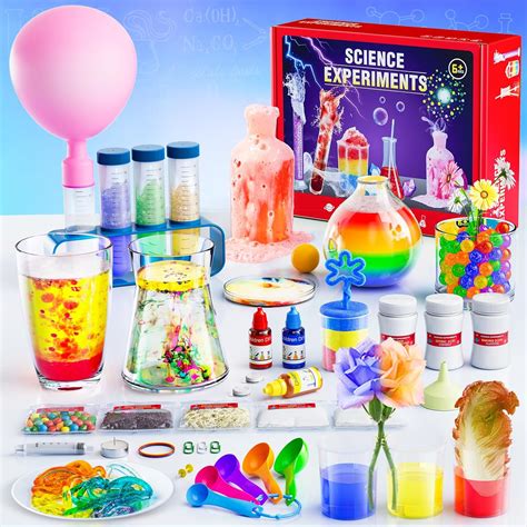 Kit scientifique de 50 expériences de laboratoire pour enfants