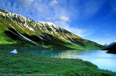 Camping Crescent Lake | Alaska | Photos by Ron Niebrugge