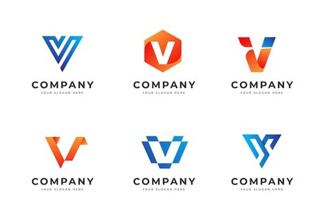 Premium Vector Letter V Logo Design Template Collection