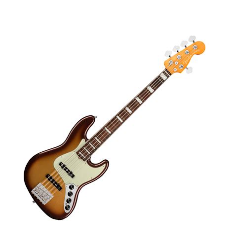 Fender American Ultra Jazz Bass V Rosewood Fingerboard Mocha Burst